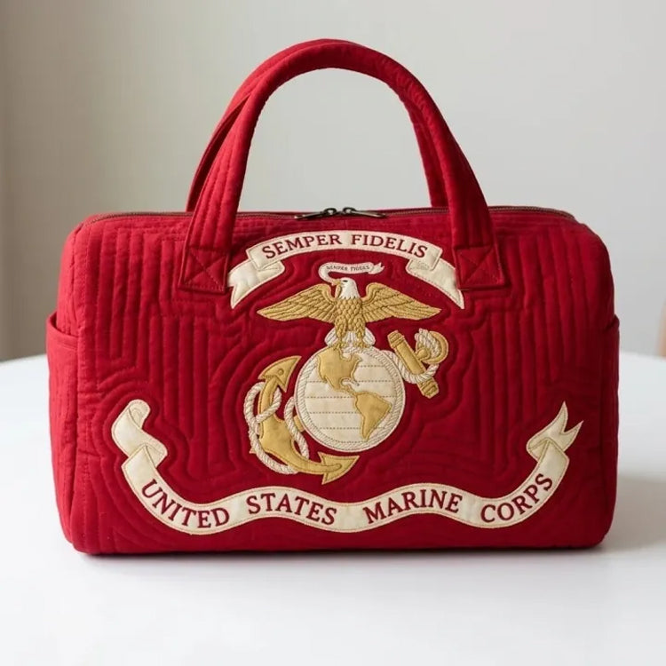 Hand-Finished U.S. Military Heritage Quilted Duffel Bag