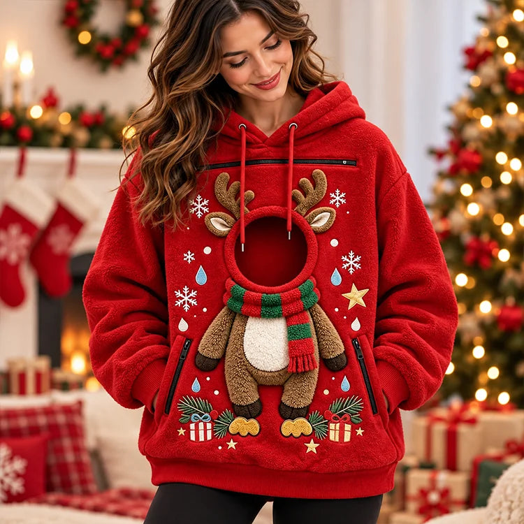 Christmas Pet Pouch Hoodie