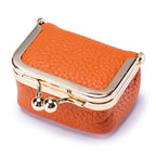 🔥 Genuine Leather Mini Jewelry Box – Travel-Ready & Tangle-Free