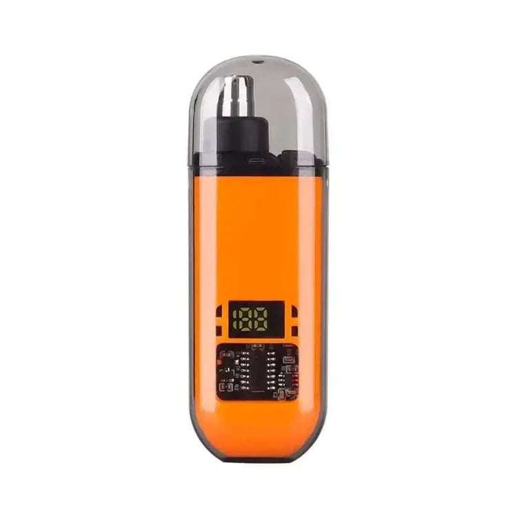 Digital Display Nose Hair Trimmer — Safe, Painless Grooming in Seconds