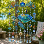 Ocean Charm Crystal Wind Chime