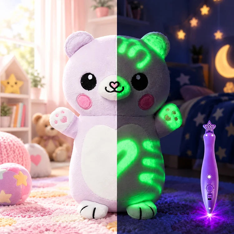 Glow & Doodle Plush Friend – Mess-Free Light Drawing & Cuddle Toy