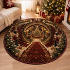 3D Christmas Illusion Rug – Magical Holiday Optical Floor Mat