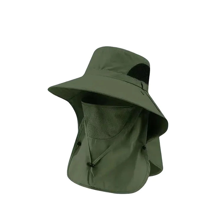 Full-Cover Summer Protection Hat — Stay Cool, Covered & Comfortable Outdoors