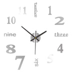 DIY Acrylic Wall Clock
