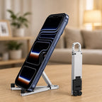 Foldable Aluminum Keychain Phone Stand