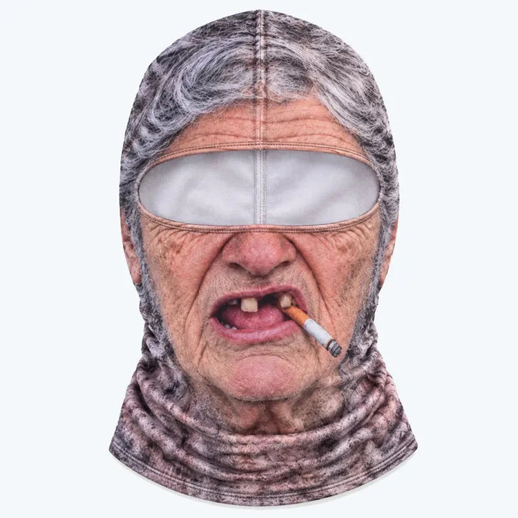 Funny Grandpa Face Balaclava
