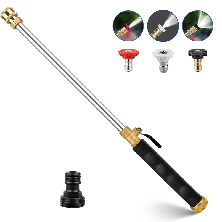 3-Nozzle High-Pressure Washer Wand for Garden Hose