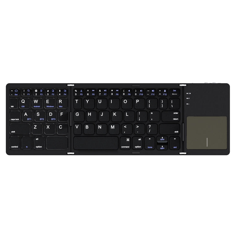 Tri-Fold Bluetooth Keyboard with Touchpad — Full Typing Anywhere