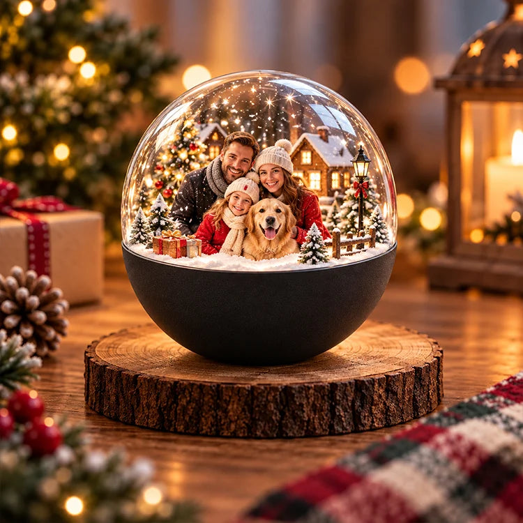 3D Digital Memory Crystal Ball – Personalized Photo, Video & Music Keepsake