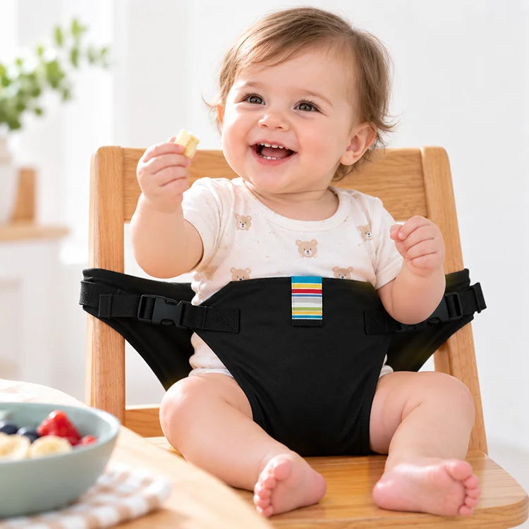 Portable Baby Feeding Support Strap – Adjustable Mealtime Chair Wrap