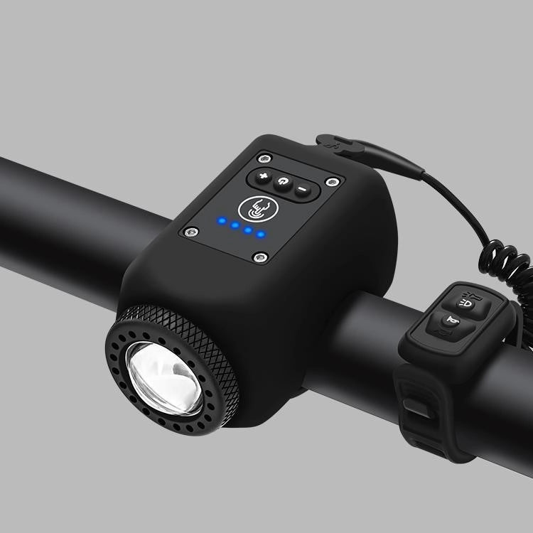 Rechargeable 2-in-1 Bike Light & 110dB Horn with 4 LED Modes