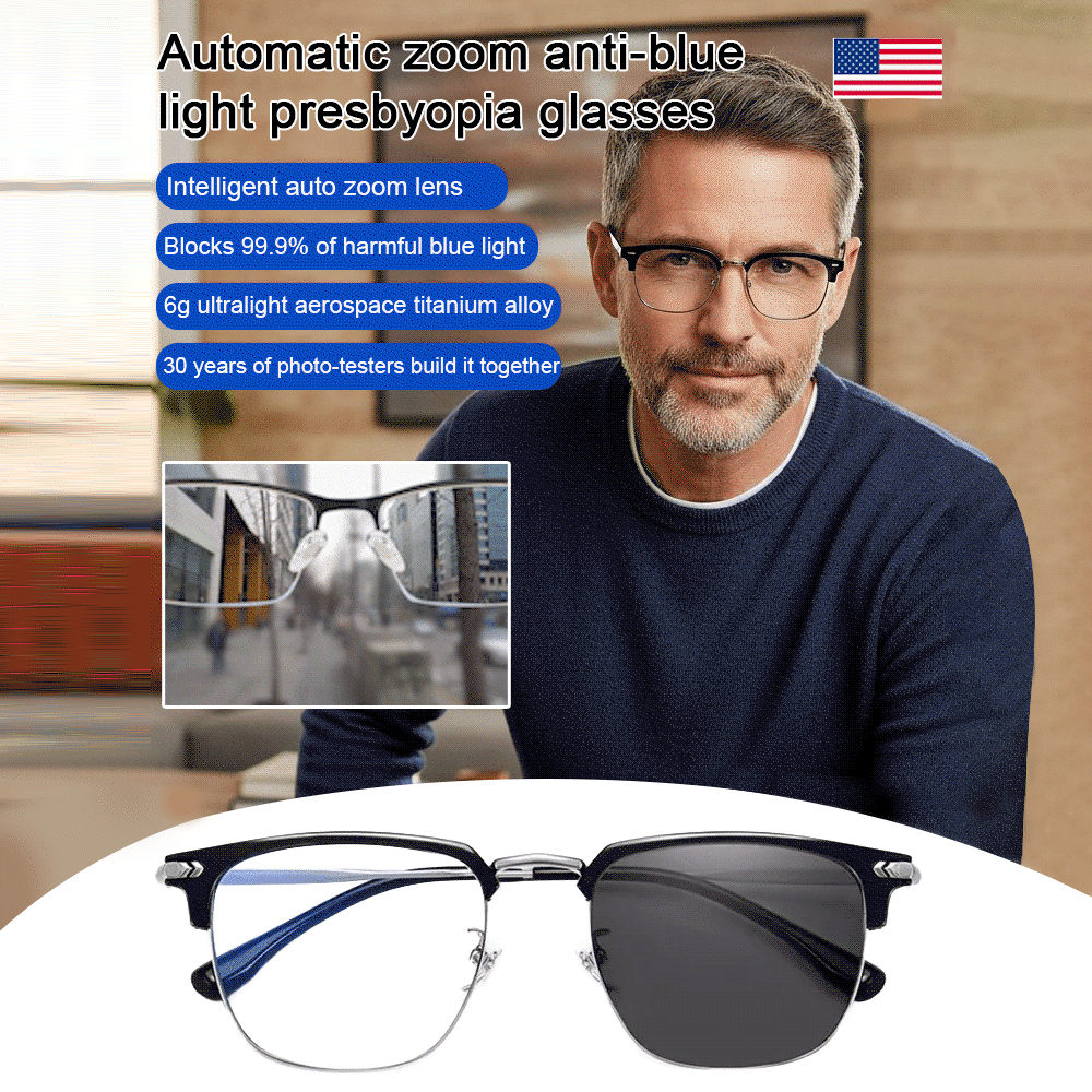 🌎Ends Today: UP TO 60% OFF!🔥👓Ultra Light Anti Blue Presbyopic Glasses✨