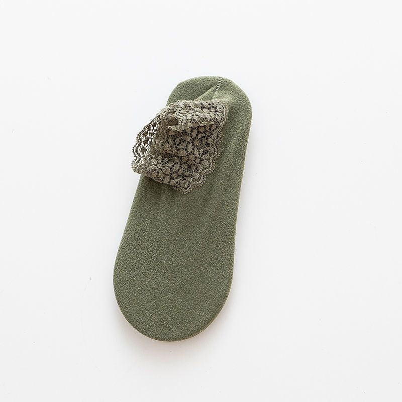 Stay Warm in Style – Fleece Lace Socks for Cold Days ❄️