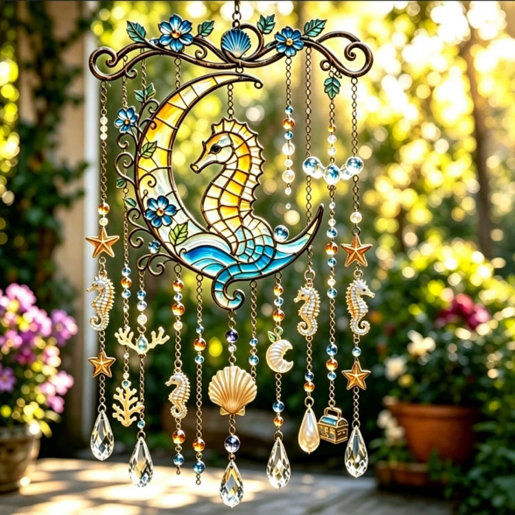 Ocean Charm Crystal Wind Chime