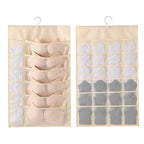 Hanging Underwear Organizer — One Pocket Per Item, No More Mess