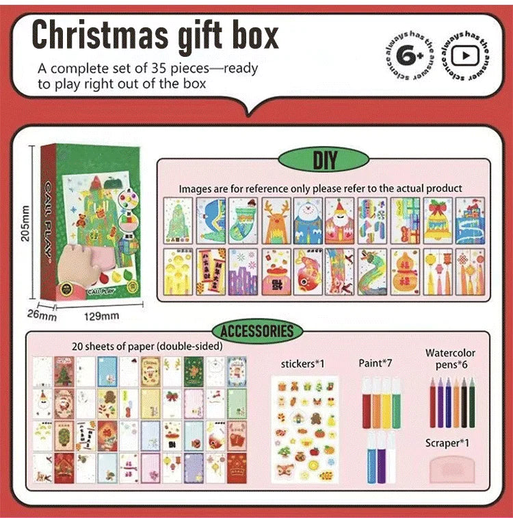 RainbowMagic - Scratch Art Postcard Set (20 Pcs)