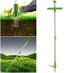 Long Handle Weed Puller Tool with Foot Pedal & Claw Design