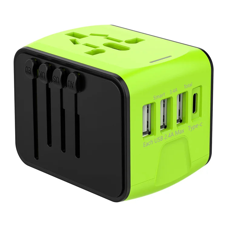 5-Port Universal Travel Adapter For 150+ Countries