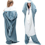 Shark Wearable Blanket — Wrap Yourself in Comfort & Fun
