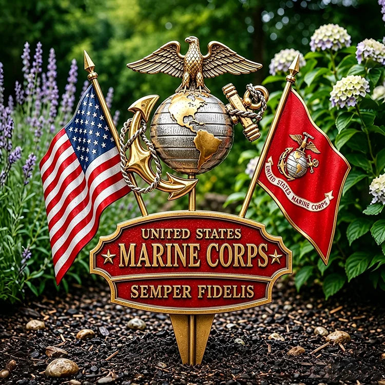 U.S. Military Branch Tribute Garden Stake