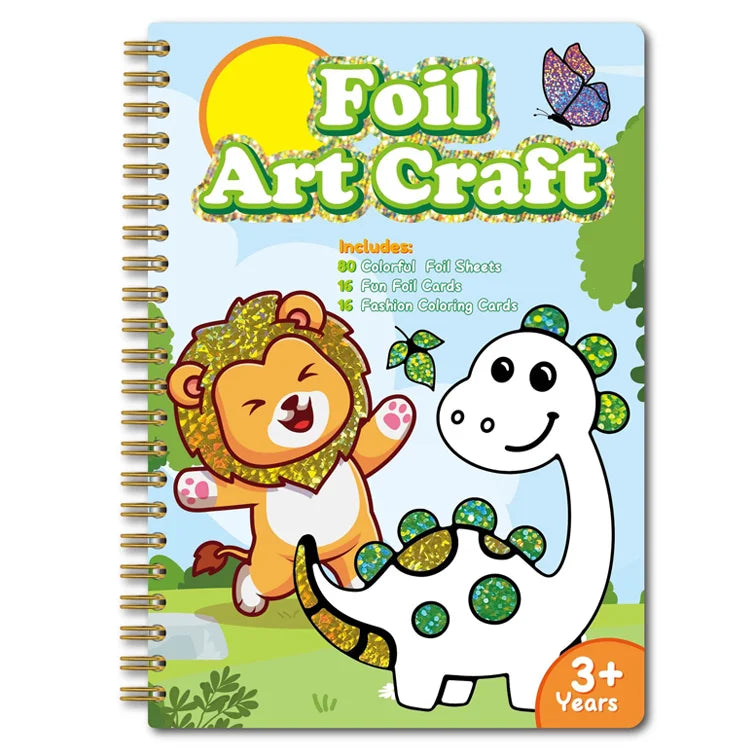 Foil Art Craft Book For Kids