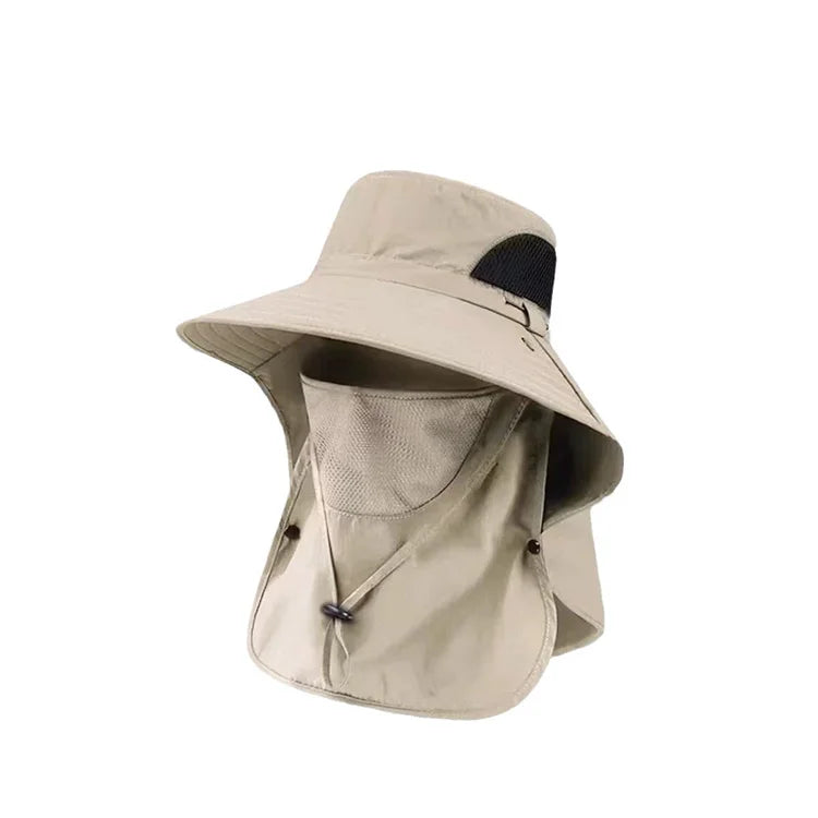Full-Cover Summer Protection Hat — Stay Cool, Covered & Comfortable Outdoors