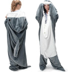 Shark Wearable Blanket — Wrap Yourself in Comfort & Fun