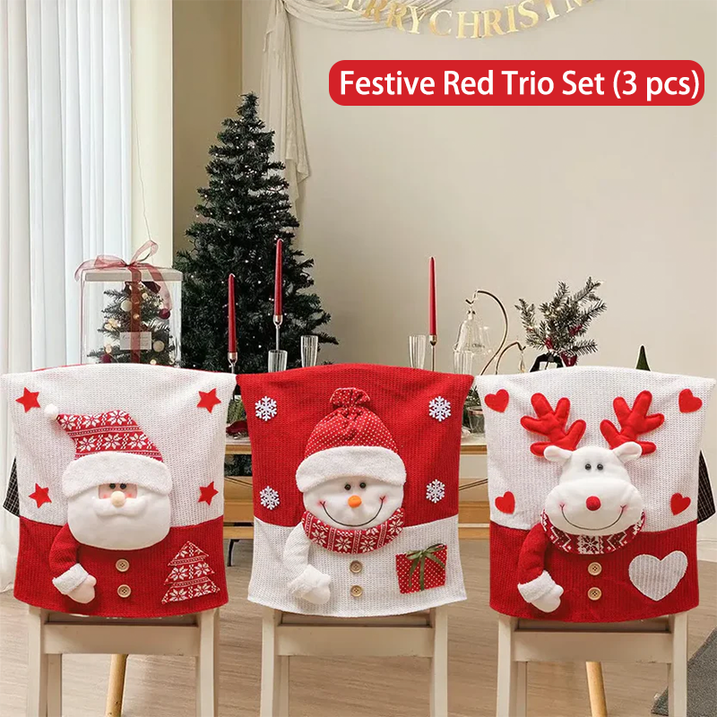 FestiveCharm - Christmas Chair Covers
