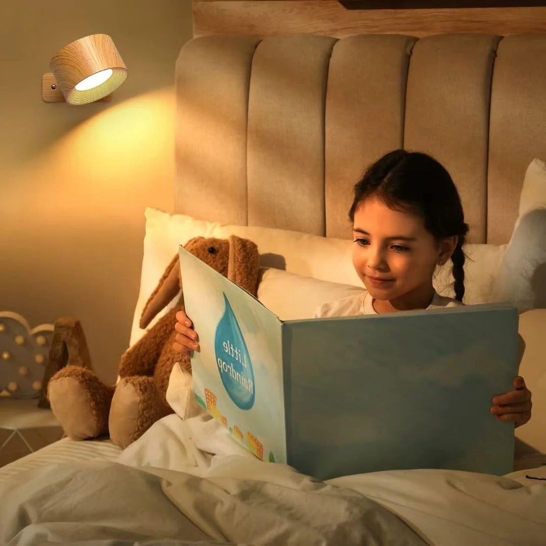 Rechargeable Wall Light with 360° Rotation