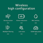 Cordless Car Vacuum Cleaner – 95000Pa Suction, Lightweight & Powerful Handheld