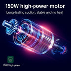 Cordless Car Vacuum Cleaner – 95000Pa Suction, Lightweight & Powerful Handheld