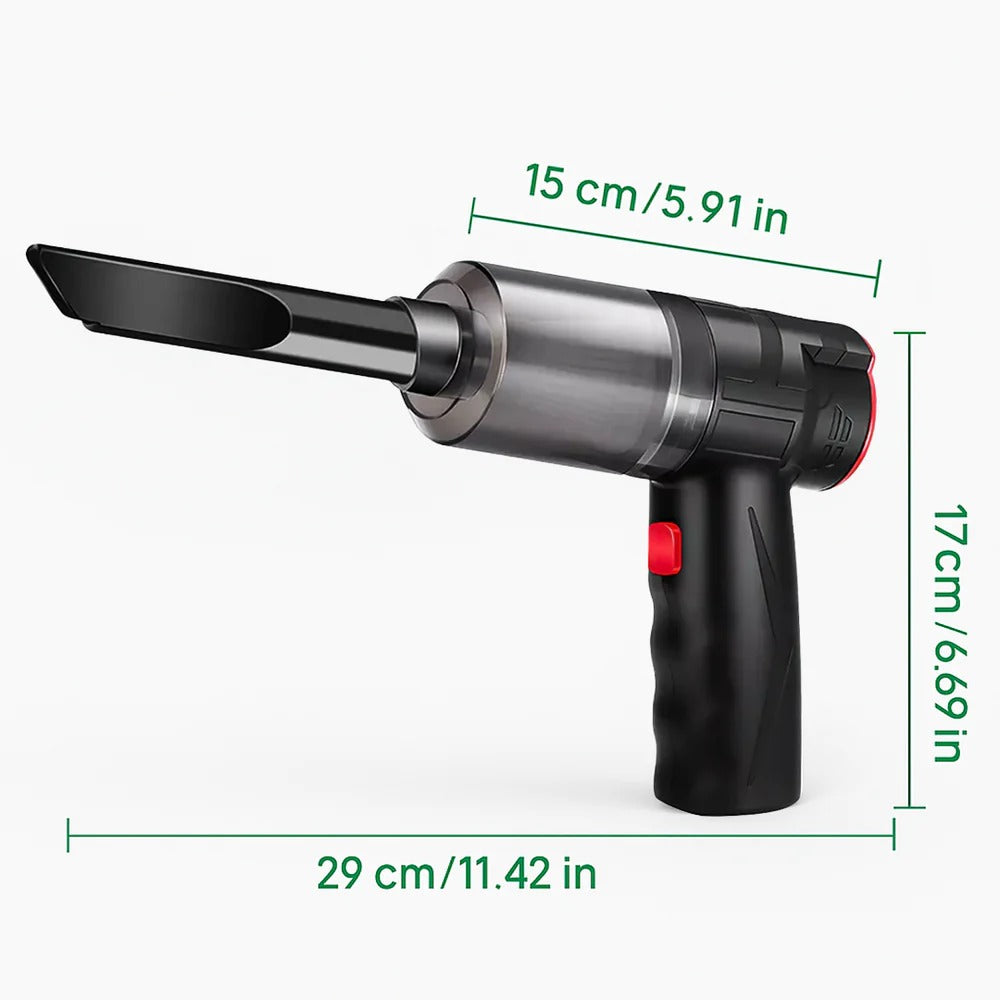 Cordless Car Vacuum Cleaner – 95000Pa Suction, Lightweight & Powerful Handheld