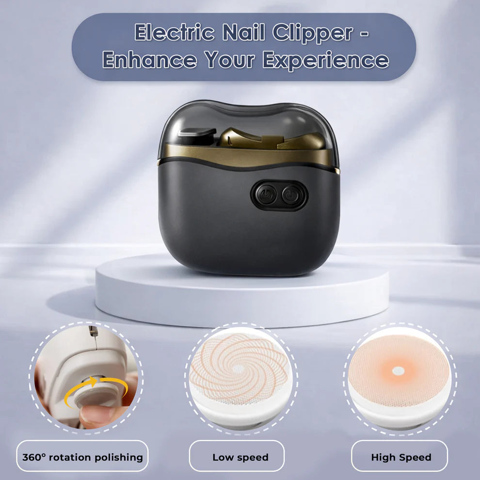 2026 Upgraded 2-in-1 Electric Nail Clipper & Polisher