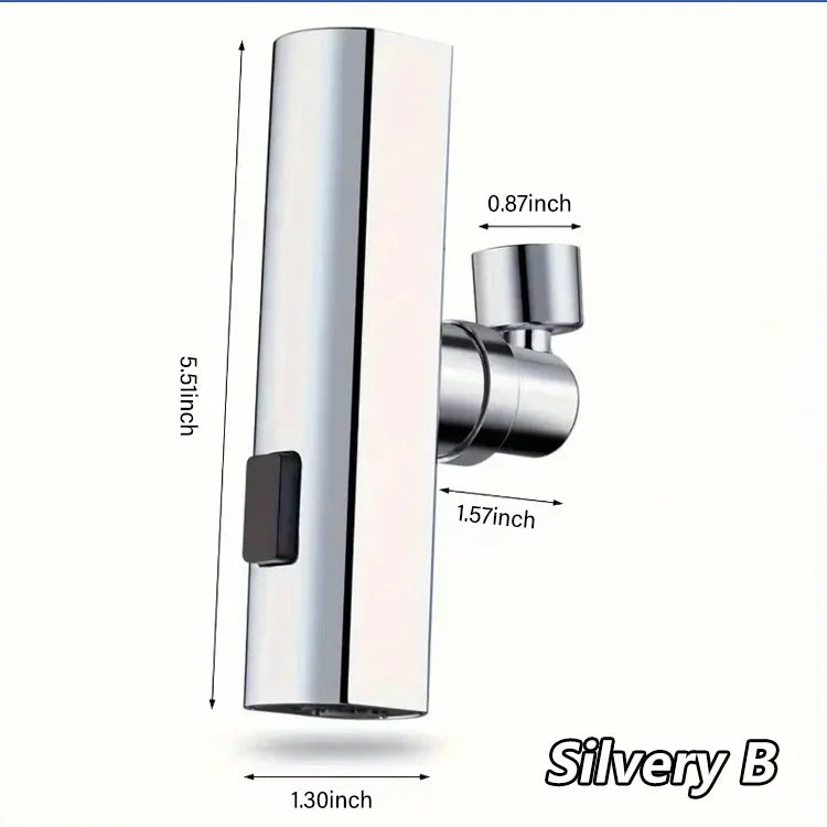 3-in-1 360° Rotating Kitchen Faucet Spray Head