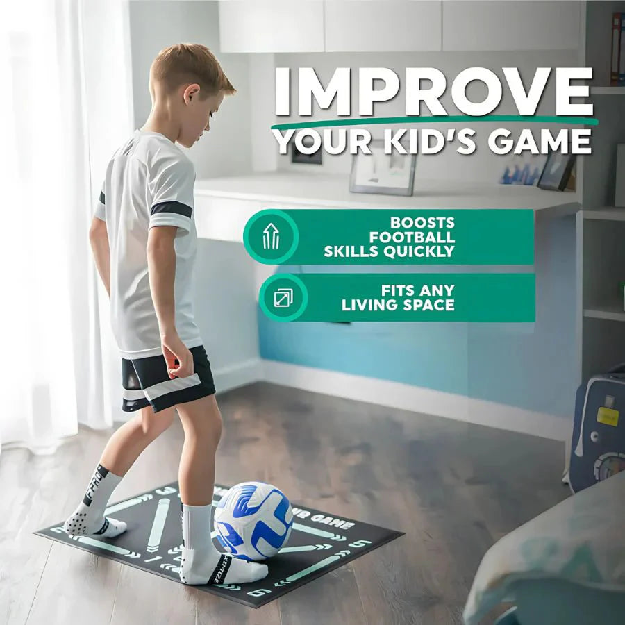 Soccer Training Mat — Improve Footwork, Speed & Ball Control Anywhere
