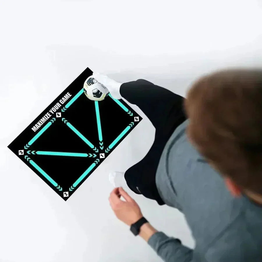 Soccer Training Mat — Improve Footwork, Speed & Ball Control Anywhere