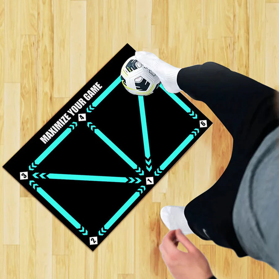Soccer Training Mat — Improve Footwork, Speed & Ball Control Anywhere