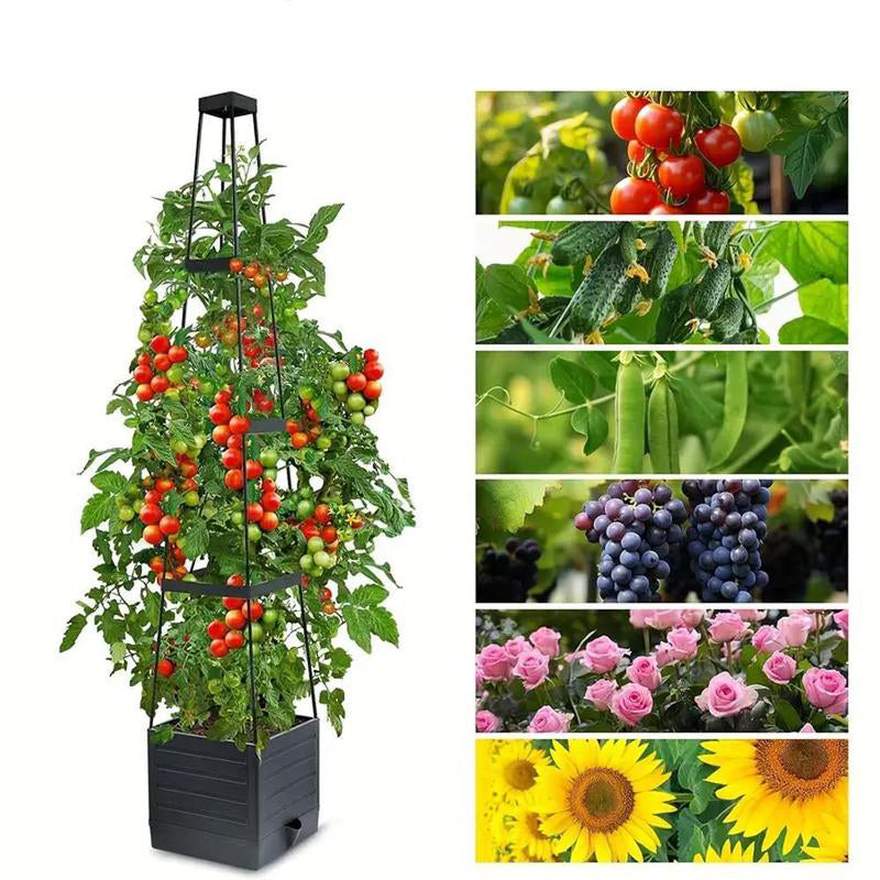 4-Tier Vertical Garden Tower Planter