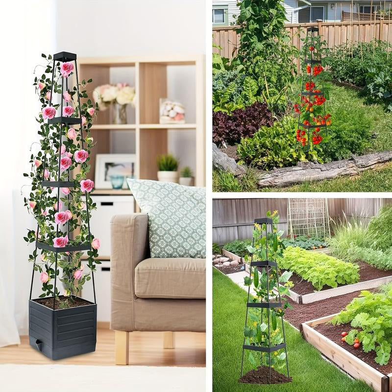 4-Tier Vertical Garden Tower Planter