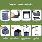 4-Tier Vertical Garden Tower Planter