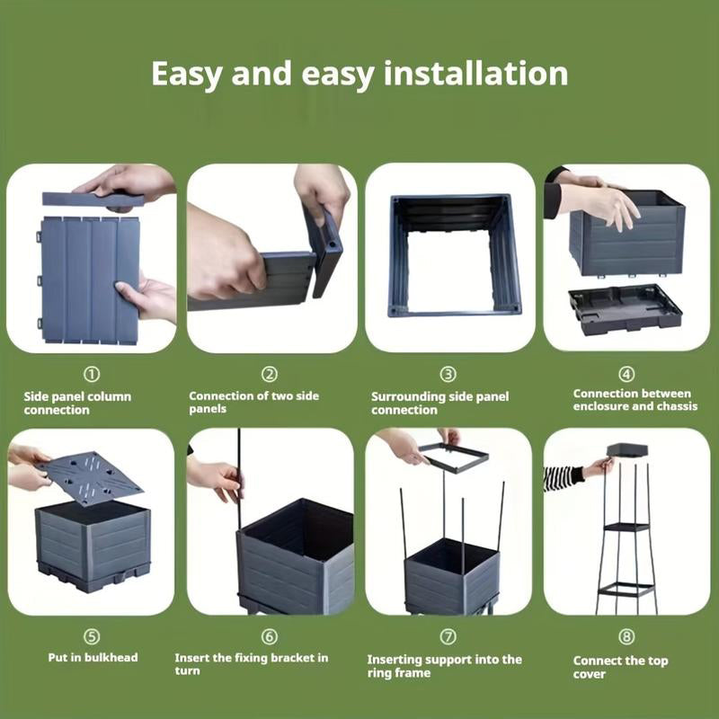 4-Tier Vertical Garden Tower Planter