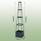 4-Tier Vertical Garden Tower Planter