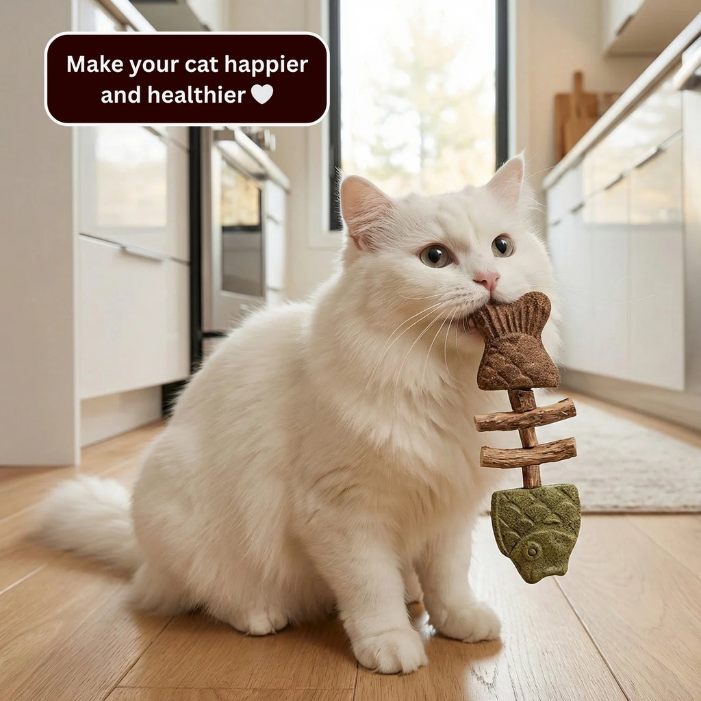 3-in-1 Catnip & Silvervine Chew