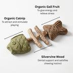 3-in-1 Catnip & Silvervine Chew